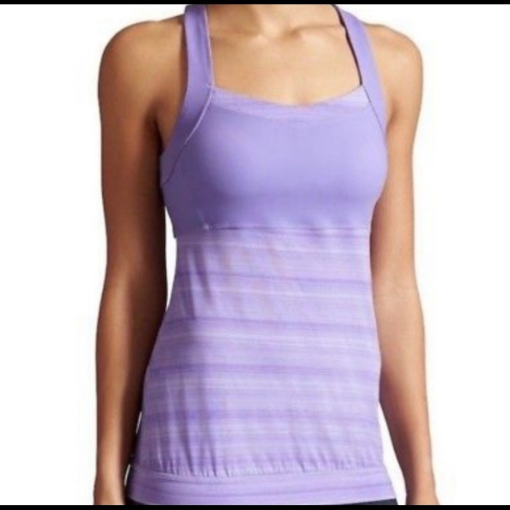 ATHLETA MILES PURPLE WORKOUT TANK TOP SIZE XXS